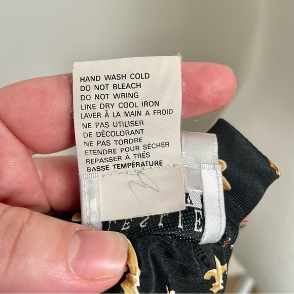 Vintage 90's Leslie Fay Equestrian Print Old Money Midi Length Skirt Size 14 - Picture 7 of 7